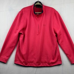 Under Armour Golf Pullover XXL Mens 1/4 Zip Athletic Training Top Shirt